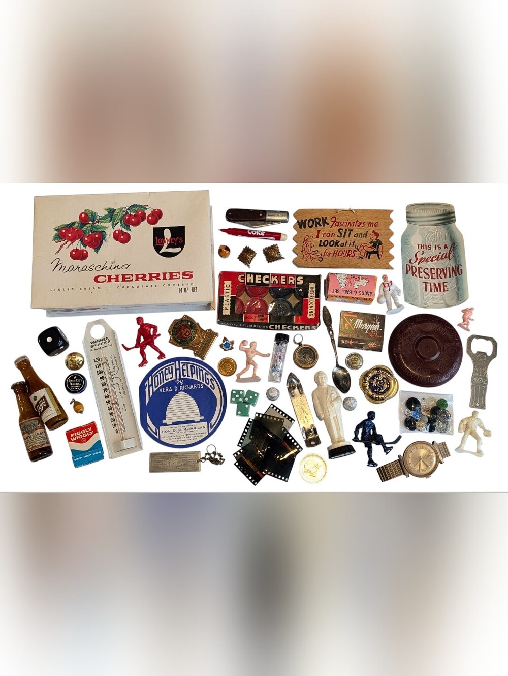 Vintage Smalls Lot - Junk Drawer Lot - Very Neat Collection Of Vintage Items!